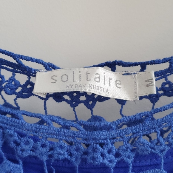 Blue crochet dress - Picture 6 of 6